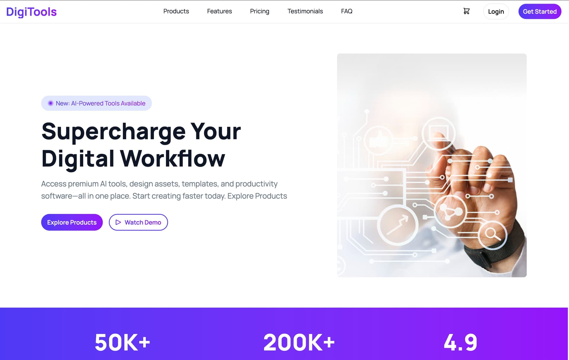 DigiTools — project screenshot